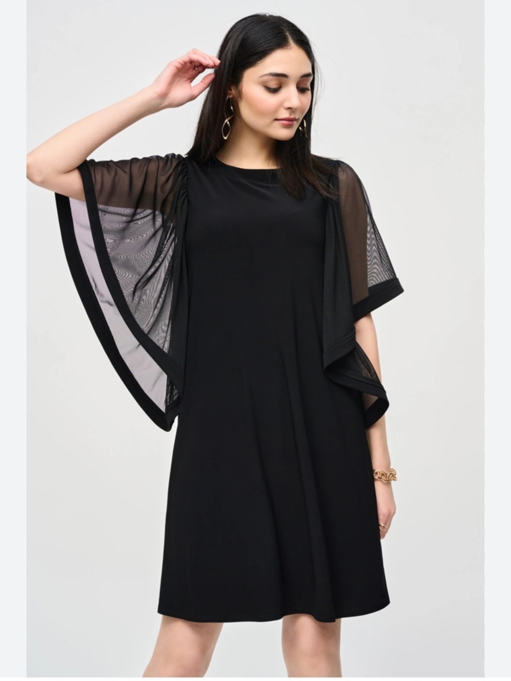 Joseph Ribkoff Black evening  Dress. Size 8 NWT
